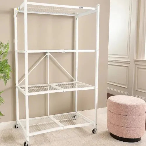 BUY 2 GET 2 FREE!*4-Tier Heavy Duty Rack β Includes FREE Storage Boxes