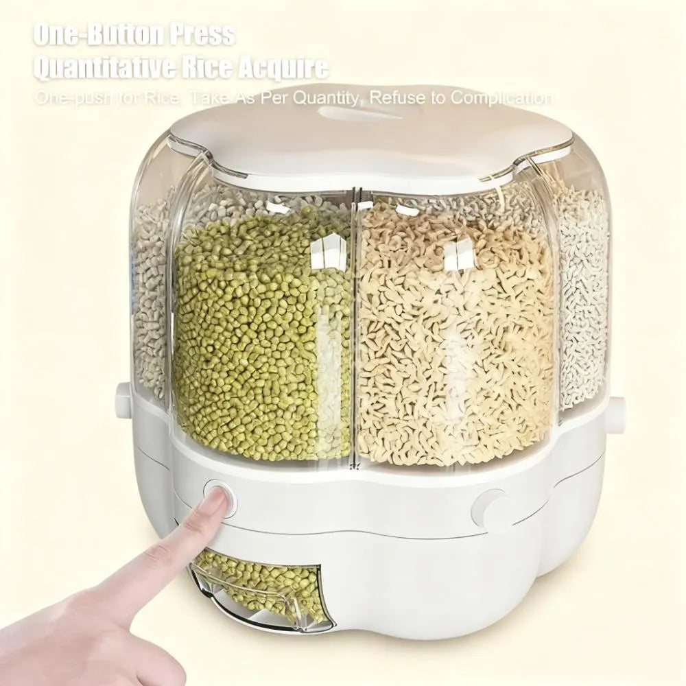 Large Clear Kitchen Storage Container, Visible for Easy Inventory Check