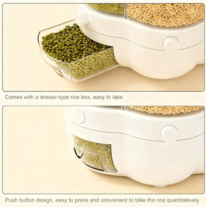 Large Clear Kitchen Storage Container, Visible for Easy Inventory Check