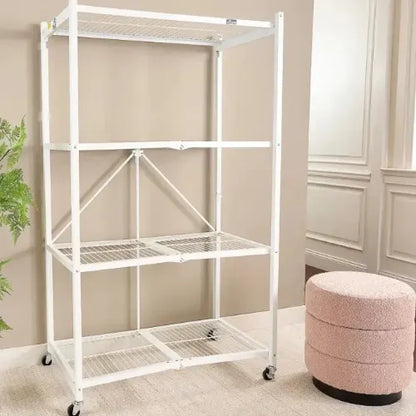 BUY 2 GET 2 FREE!*4-Tier Heavy Duty Rack – Includes FREE Storage Boxes